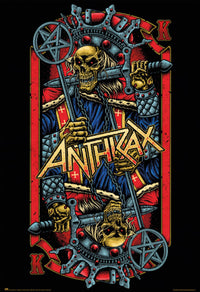grupo erik gpe5714 anthrax evil kings poster 61x91 5cm | Yourdecoration.at