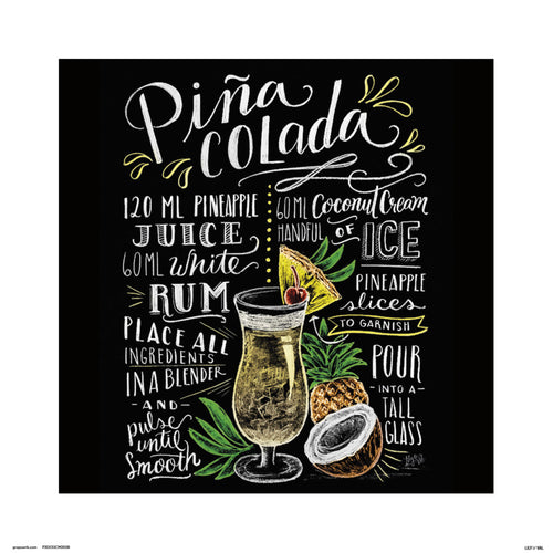 Grupo Erik Lily And Val Pina Colada Kunstdruck 30X30cm | Yourdecoration.at