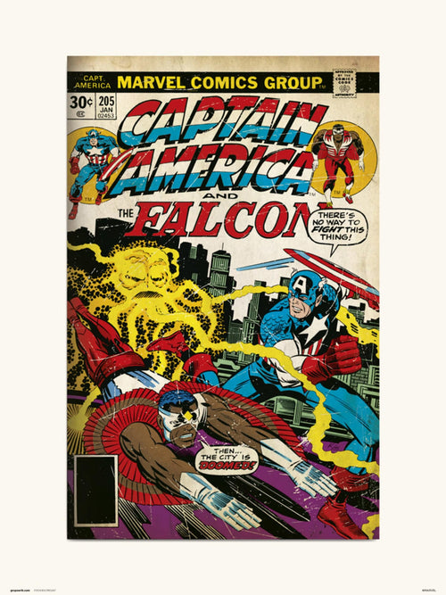 Grupo Erik Marvel Captain America 205 Kunstdruck 30X40cm | Yourdecoration.at