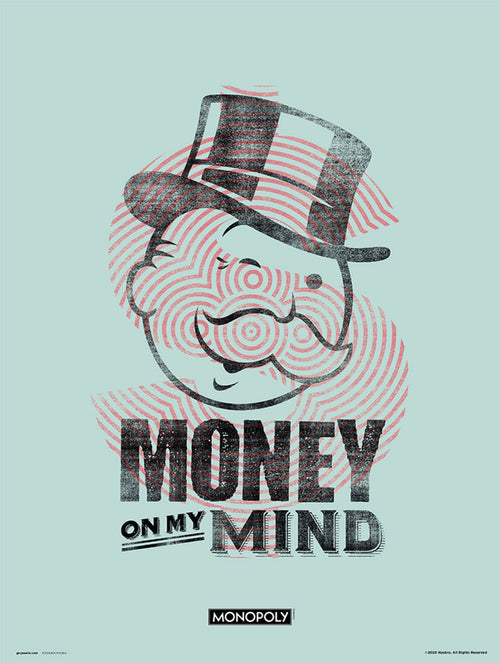 Grupo Erik Monopoly Money On My Mind Kunstdruck 30X40cm | Yourdecoration.at