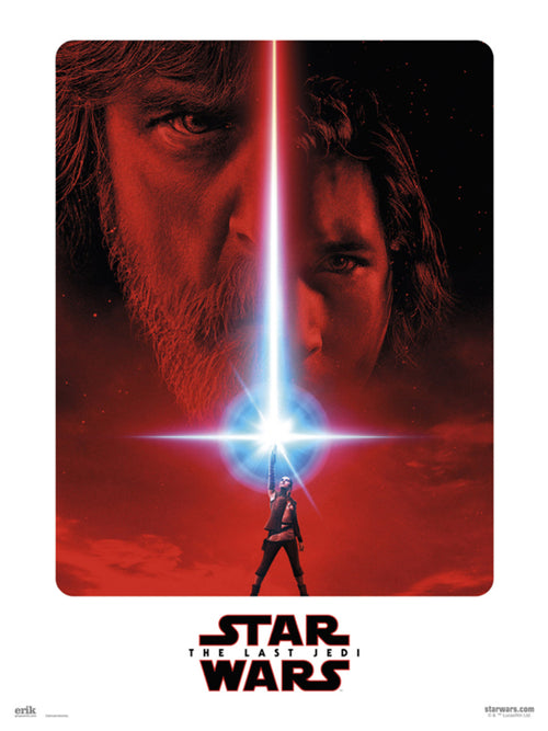 Grupo Erik Star Wars Vill The Last Jedi Kunstdruck 30X40cm | Yourdecoration.at