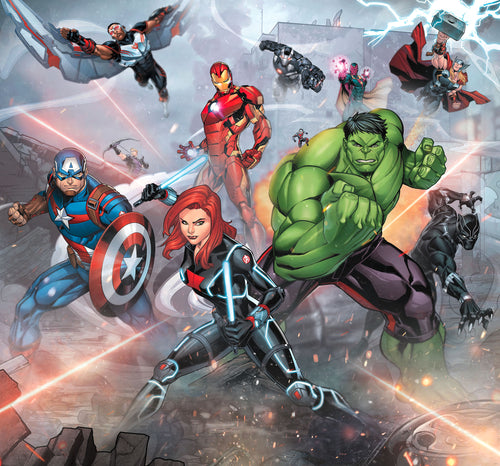 Komar Vlies Fototapete Iadx6 074 Avengers Street Revenge | Yourdecoration.at