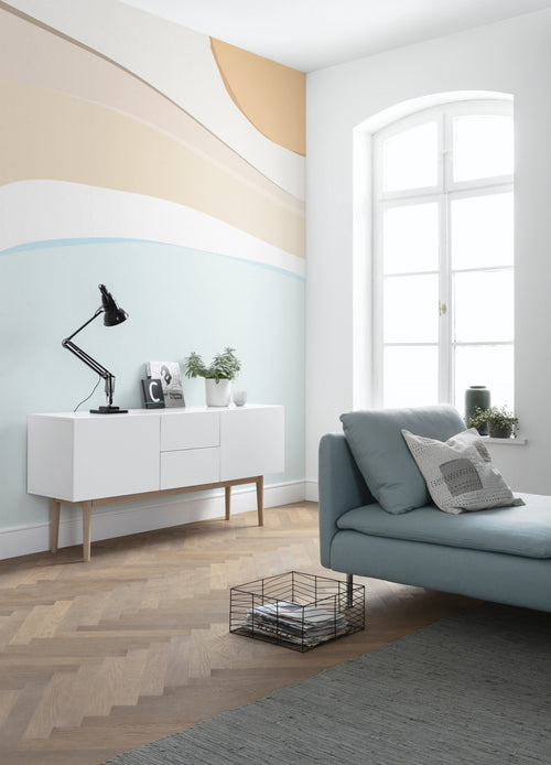 Komar Vlies Fototapete Inx4 071 Vague Intereiur | Yourdecoration.at