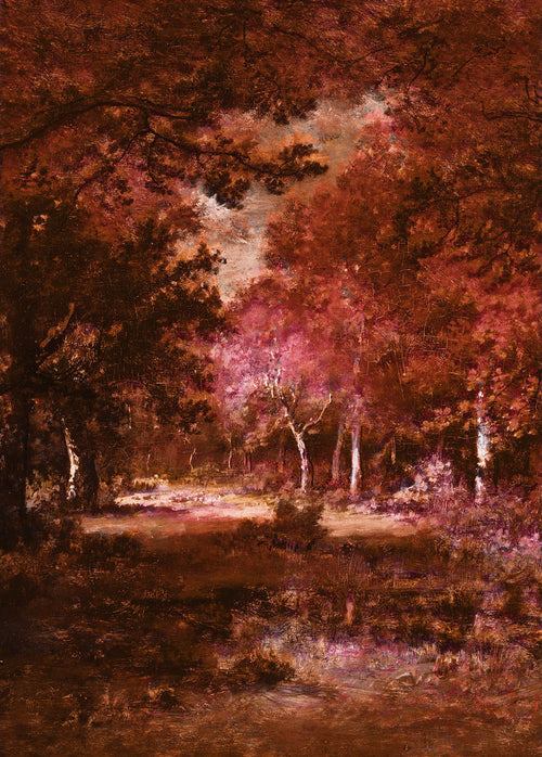 Komar Vlies Fototapete Inx4 090 Autumna Rosso | Yourdecoration.at