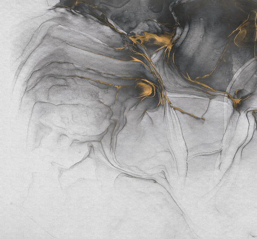 Komar Vlies Fototapete Inx6 022 Ink Gold Flow | Yourdecoration.at