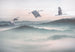 Komar Vlies Fototapete Inx8 083 Mystic Cranes | Yourdecoration.at