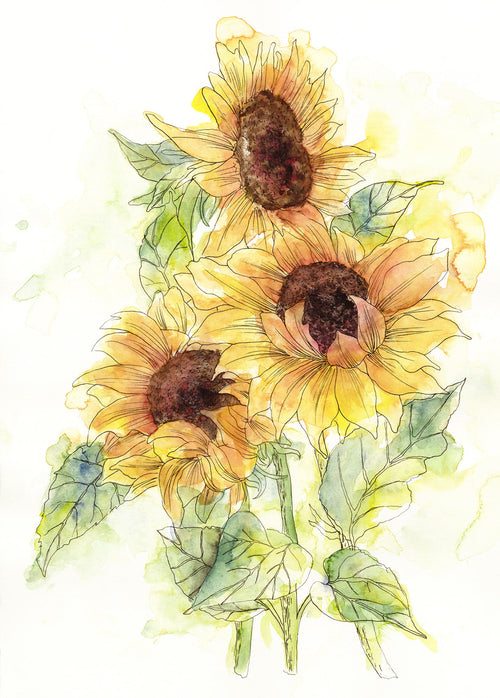 Komar Vlies Fototapete X4 1008 Girasol | Yourdecoration.at