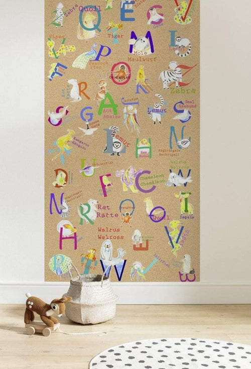 Komar Animals A Z Vlies Fototapete 100x250cm 1 bahn Sfeer | Yourdecoration.de
