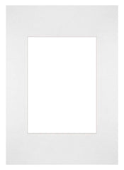 Passe Partout 21x29,7cm Karton Weiss Rand Gerade Vorne | Yourdecoration.de