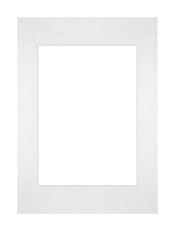 Passe Partout 21x29,7cm A4/A5 Karton Weiss Rand Gerade Vorne | Yourdecoration.de
