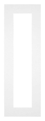 Passepartout 20x60cm Karton Weiss Rand 5cm Gerade Vorne | Yourdecoration.de