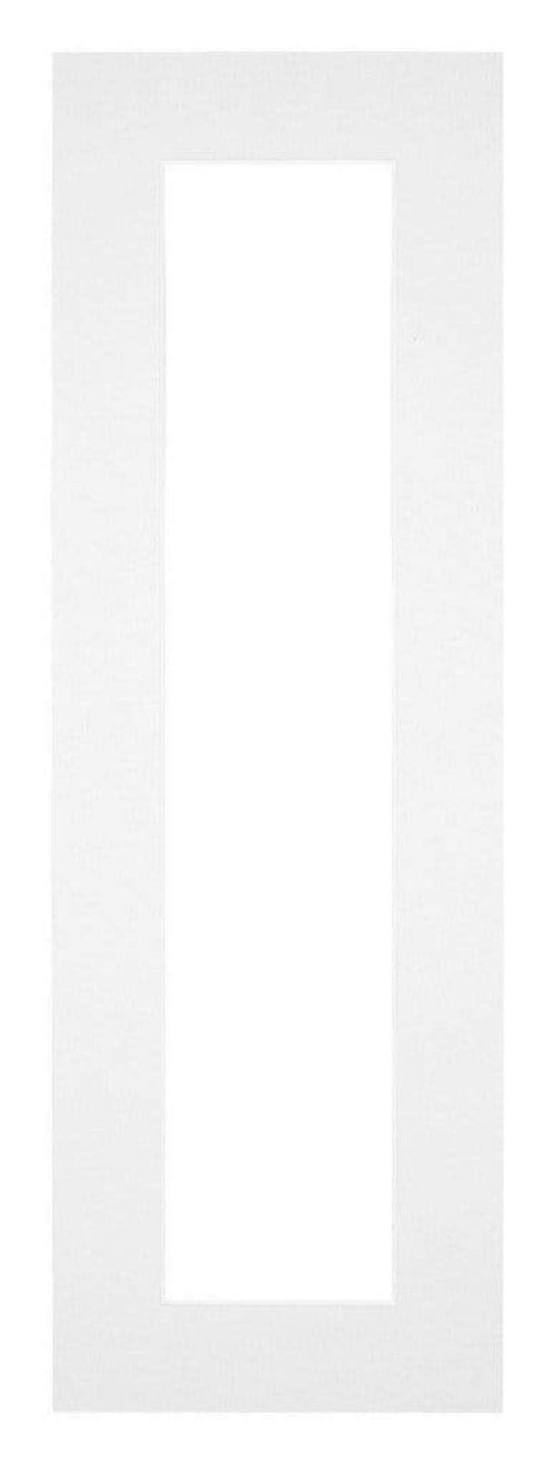 Passepartout 20x60cm Karton Weiss Rand 5cm Gerade Vorne | Yourdecoration.de