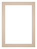 Passepartout 45x60cm Karton Beige Rand 3cm Gerade Vorne | Yourdecoration.de