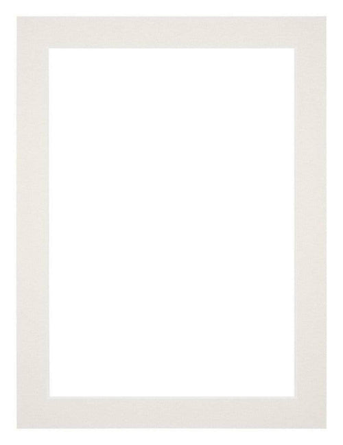 Passepartout 30x40cm Karton Hellgrau Rand 3cm Gerade Vorne | Yourdecoration.de