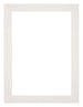 Passepartout 30x40cm Karton Hellgrau Rand 3cm Gerade Vorne | Yourdecoration.de