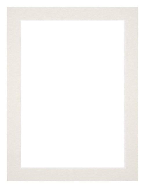 Passepartout 60x80cm Karton Hellgrau Rand 3cm Gerade Vorne | Yourdecoration.de