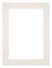 Passepartout 45x60cm Karton Hellgrau Rand 4cm Gerade Vorne | Yourdecoration.de