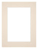 Passepartout 75x100cm Karton Teint Rand 5cm Gerade Vorne | Yourdecoration.de