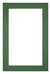Passepartout 62x93cm Karton Waldgrun Rand 4cm Gerade Vorne | Yourdecoration.de