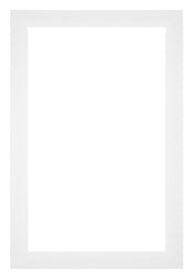 Passepartout 60x90cm Karton Weiss Rand 3cm Gerade Vorne | Yourdecoration.de