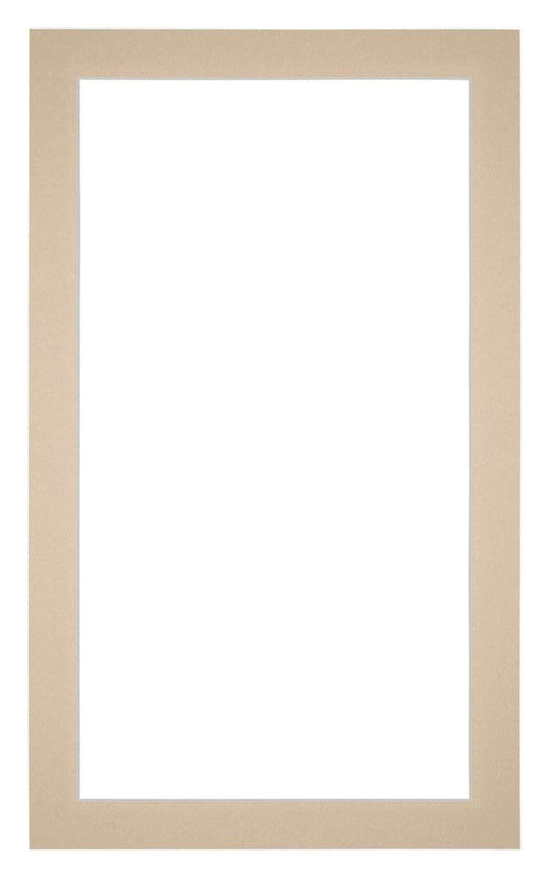 Passepartout 30x50cm Karton Beige Rand 3cm Gerade Vorne | Yourdecoration.de