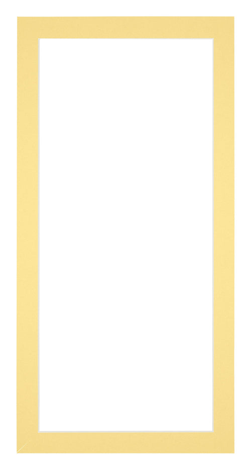 Passepartout 40x80cm Karton Gelb Rand 3cm Gerade Vorne | Yourdecoration.de