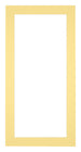 Passepartout 45x80cm Karton Gelb Rand 4cm Gerade Vorne | Yourdecoration.de