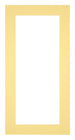 Passepartout 40x80cm Karton Gelb Rand 5cm Gerade Vorne | Yourdecoration.de