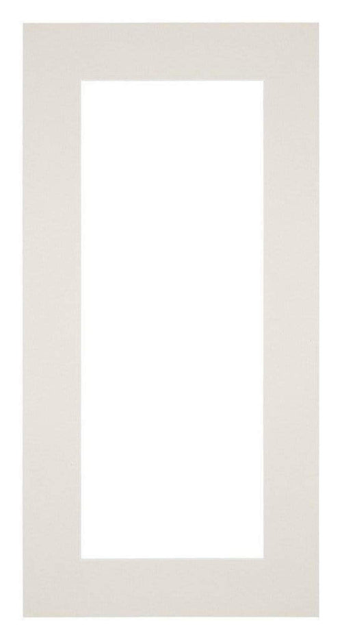 Passepartout 40x70cm Karton Hellgrau Rand 6cm Gerade Vorne | Yourdecoration.de