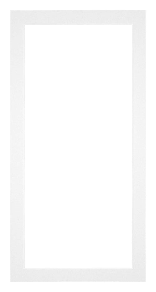 Passepartout 40x80cm Karton Weiss Rand 3cm Gerade Vorne | Yourdecoration.de