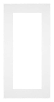 Passepartout 45x80cm Karton Weiss Rand 6cm Gerade Vorne | Yourdecoration.de