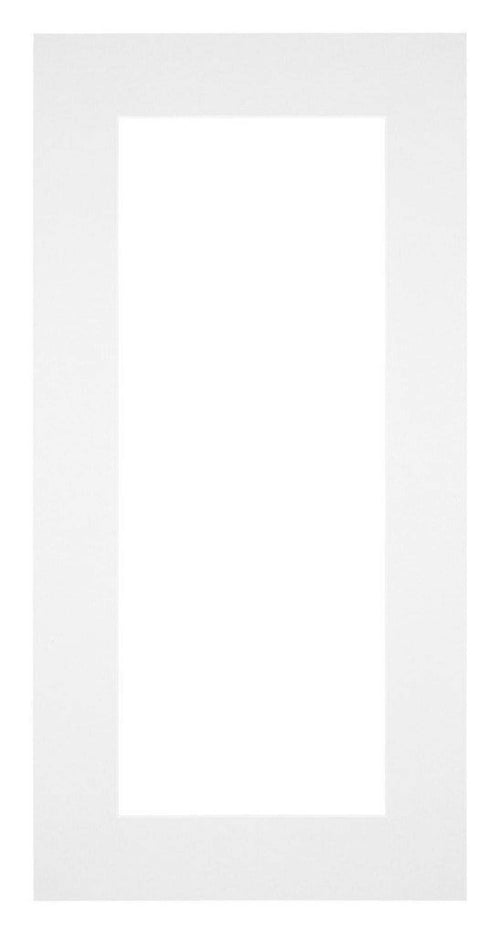 Passepartout 45x80cm Karton Weiss Rand 6cm Gerade Vorne | Yourdecoration.de