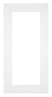 Passepartout 45x80cm Karton Weiss Rand 6cm Gerade Vorne | Yourdecoration.de