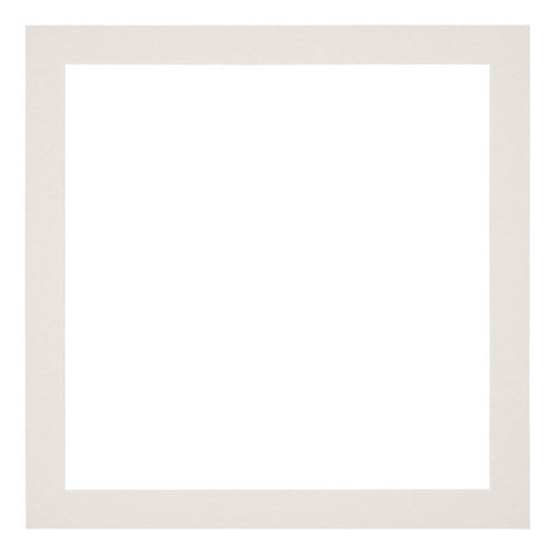 Passepartout 60x60cm Karton Hellgrau Rand 3cm Gerade Vorne | Yourdecoration.de