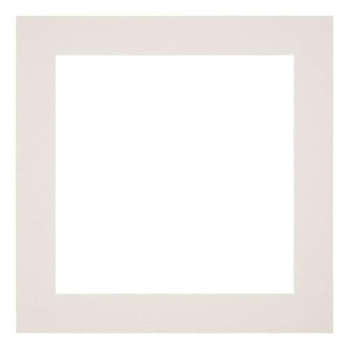 Passepartout 30x30cm Karton Hellgrau Rand 5cm Gerade Vorne | Yourdecoration.de