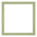 Passepartout 25x25cm Karton Mintgrun Rand 3cm Gerade Vorne | Yourdecoration.de