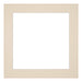 Passepartout 50x50cm Karton Teint Rand 5cm Gerade Vorne | Yourdecoration.de