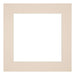 Passepartout 25x25cm Karton Teint Rand 6cm Gerade Vorne | Yourdecoration.de