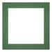 Passepartout 40x40cm Karton Waldgrun Rand 5cm Gerade Vorne | Yourdecoration.de