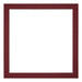 Passepartout 30x30cm Karton Weinrot Rand 3cm Gerade Vorne | Yourdecoration.de