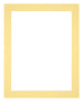 Passepartout 20x25cm Karton Gelb Rand 4cm Gerade Vorne | Yourdecoration.de