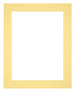 Passepartout 40x45cm Karton Gelb Rand 5cm Gerade Vorne | Yourdecoration.de