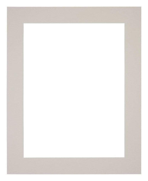 Passepartout 55x65cm Karton Grau Granit Rand 5cm Gerade Vorne | Yourdecoration.de