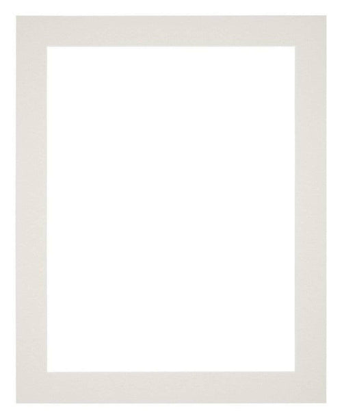 Passepartout 24x30cm Karton Hellgrau Rand 4cm Gerade Vorne | Yourdecoration.de