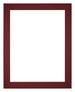 Passepartout 24x30cm Karton Weinrot Rand 4cm Gerade Vorne | Yourdecoration.de