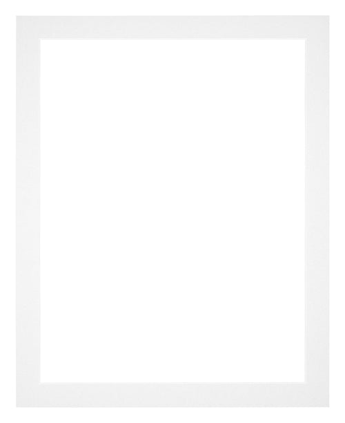 Passepartout 40x55cm Karton Weiss Rand 3cm Gerade Vorne | Yourdecoration.de