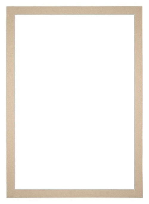 Passepartout 30x42cm Karton Beige Rand 3cm Gerade Vorne | Yourdecoration.de
