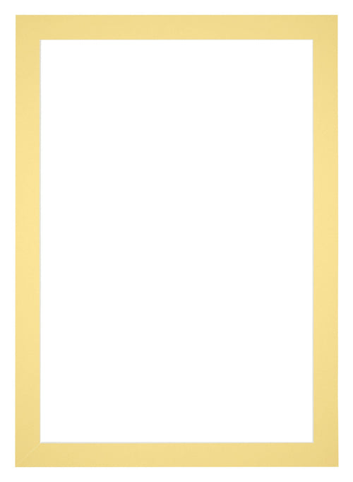 Passepartout 21x30cm Karton Gelb Rand 4cm Gerade Vorne | Yourdecoration.de