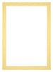 Passepartout 21x30cm Karton Gelb Rand 4cm Gerade Vorne | Yourdecoration.de