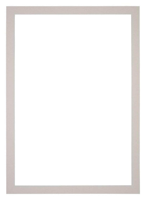 Passepartout 30x42cm Karton Grau Granit Rand 3cm Gerade Vorne | Yourdecoration.de